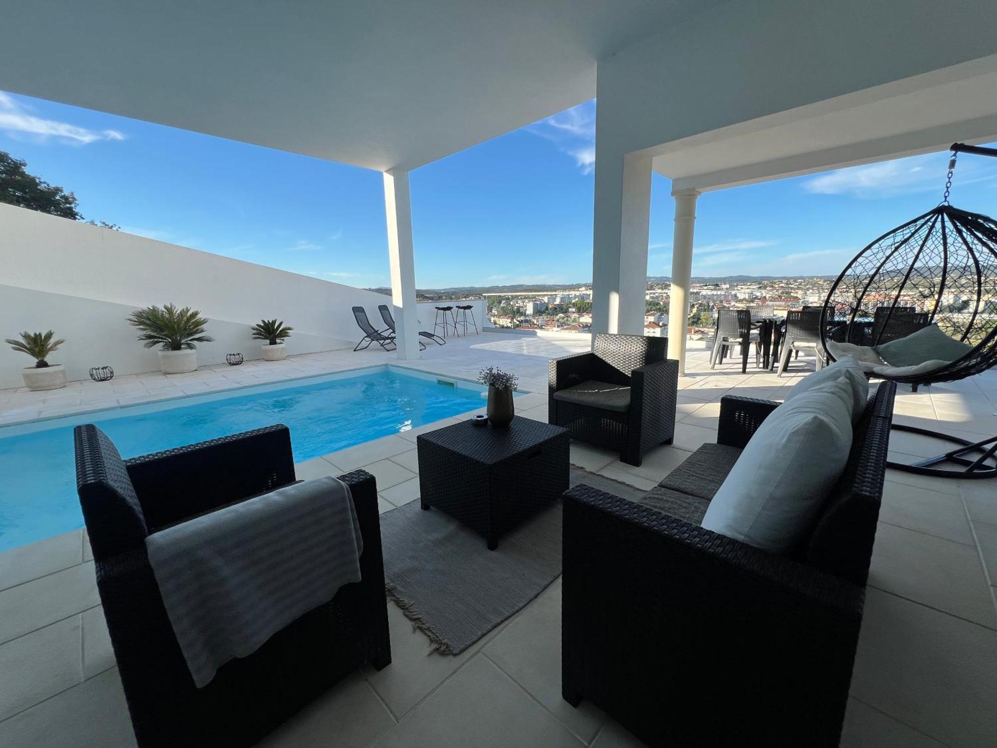Vila Pombal Tomar - Luxury Apartment With Private Pool And Castle View エクステリア 写真